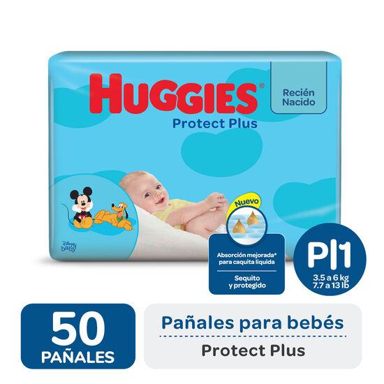 PAÑAL HUGGIES PROTECT PLUS